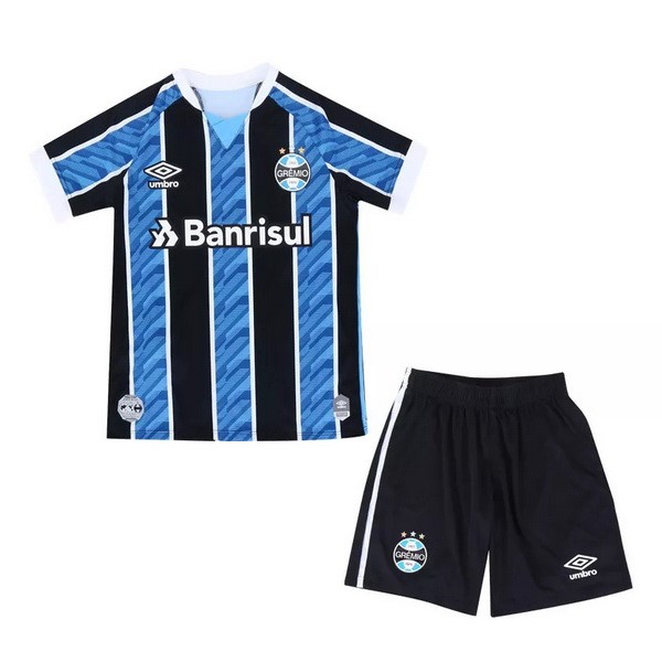 Camiseta Grêmio FBPA 1ª Niños 2020-2021 Azul